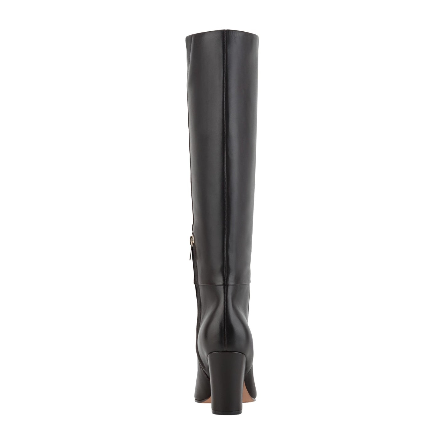 Marc Fisher Estella Knee High Leather Boot - Dark Brown Leather