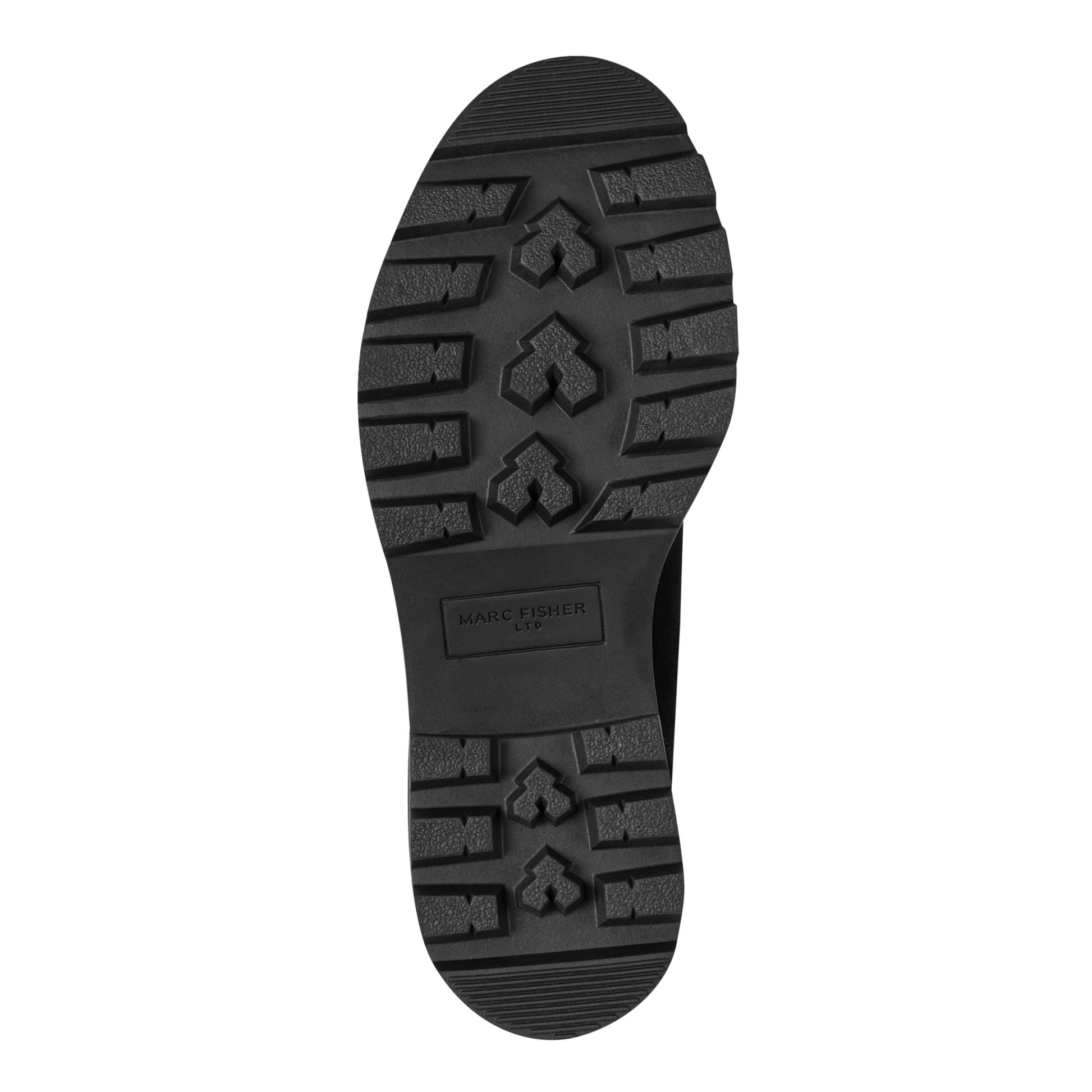 Marc Fisher Percy Lug Sole Bootie - Black Suede