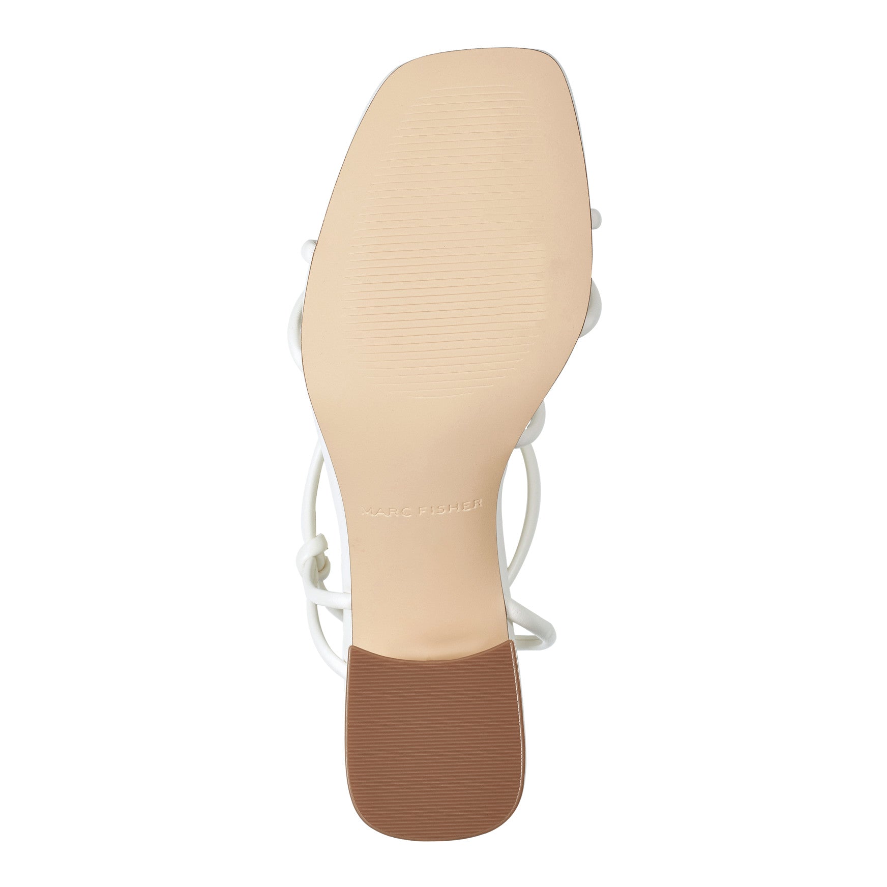 Marc Fisher Gurion Block Heel Sandal - Ivory