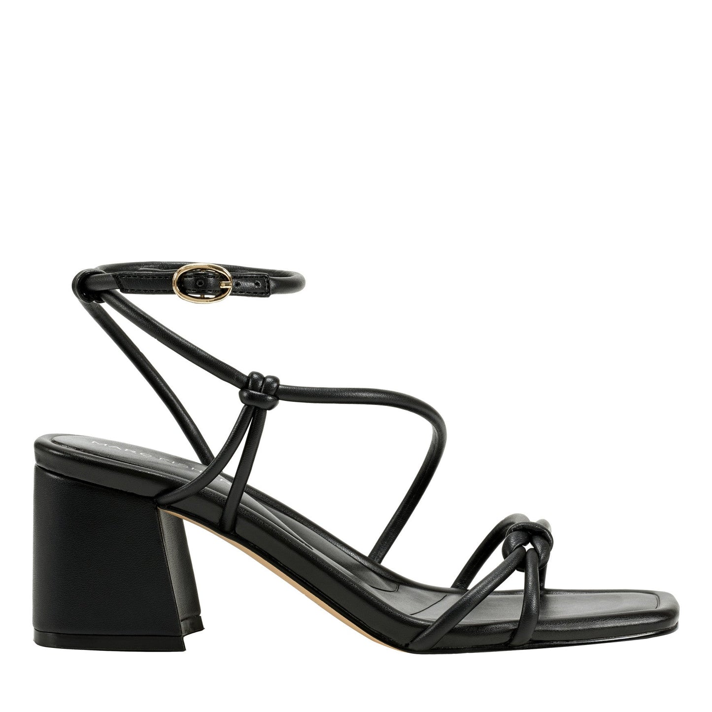 Marc Fisher Gurion Block Heel Sandal - Black