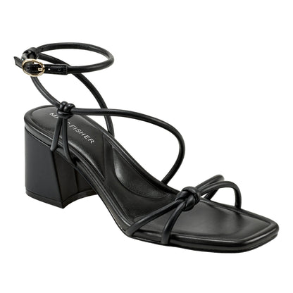 Marc Fisher Gurion Block Heel Sandal - Black