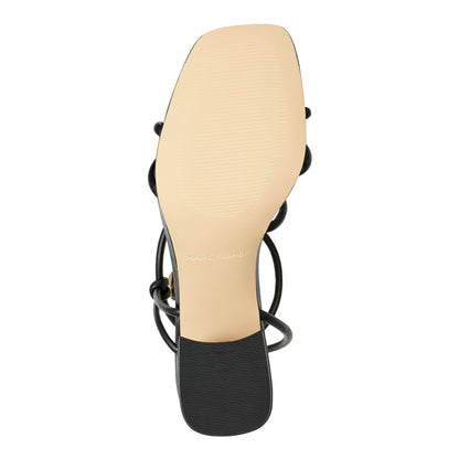 Marc Fisher Gurion Block Heel Sandal - Black