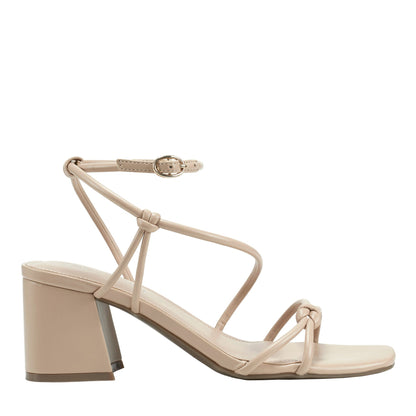 Marc Fisher Gurion Block Heel Sandal - Light Natural