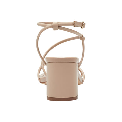 Marc Fisher Gurion Block Heel Sandal - Light Natural
