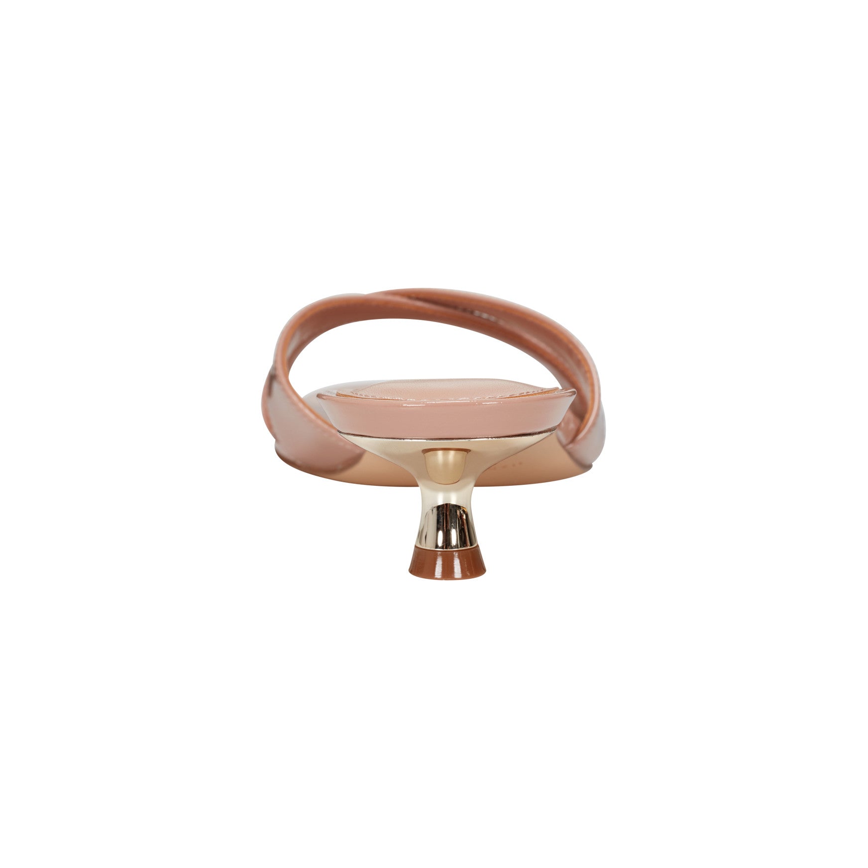 Marc Fisher Tracey Slide Dress Sandal - Natural Patent