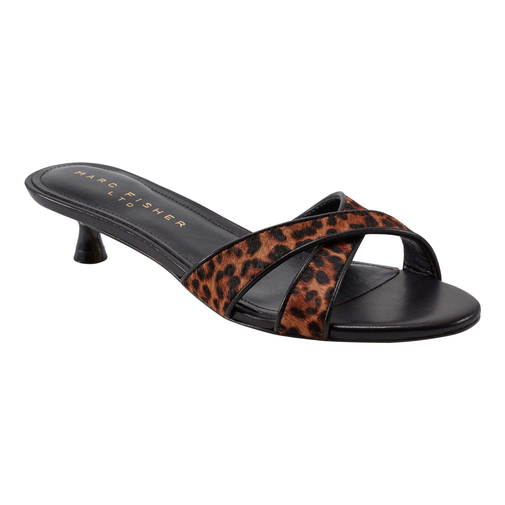 Marc Fisher Tracey Slide Dress Sandal - Leopard