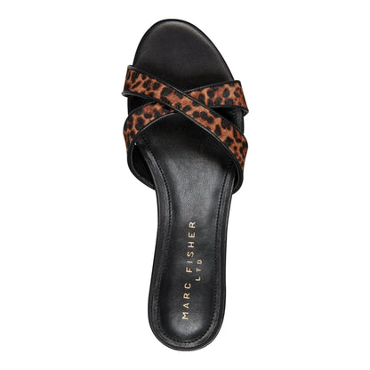 Marc Fisher Tracey Slide Dress Sandal - Leopard