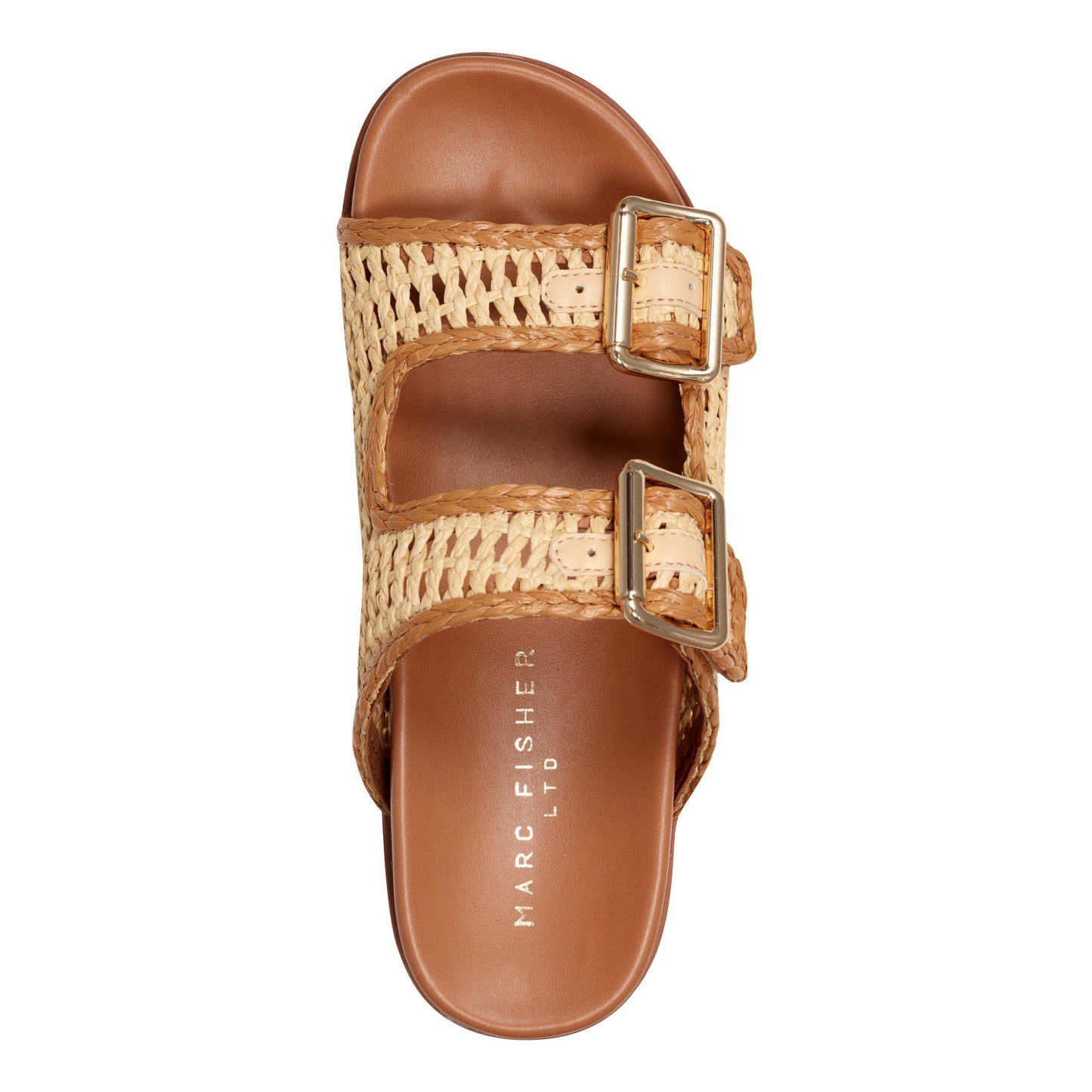 Marc Fisher Mylan Footbed Sandal - Natural