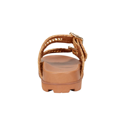 Marc Fisher Mylan Footbed Sandal - Natural