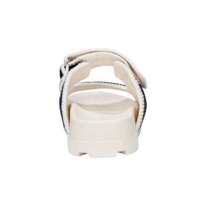 Marc Fisher Brinleys Footbed Sandal - Navy/Cream