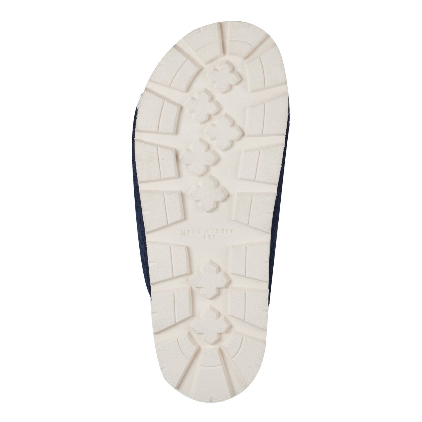 Marc Fisher Brinleys Footbed Sandal - Navy/Cream