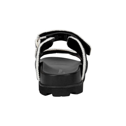 Marc Fisher Brinleys Footbed Sandal - Black/Cream