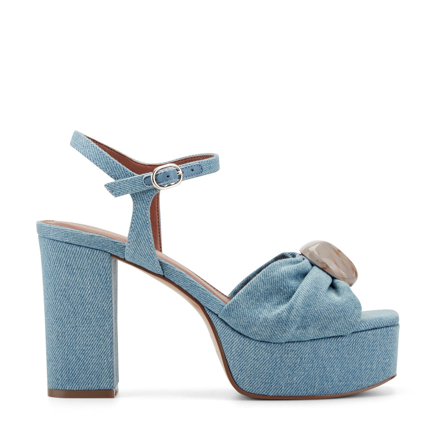 Marc Fisher Candey Platform Sandal - Denim