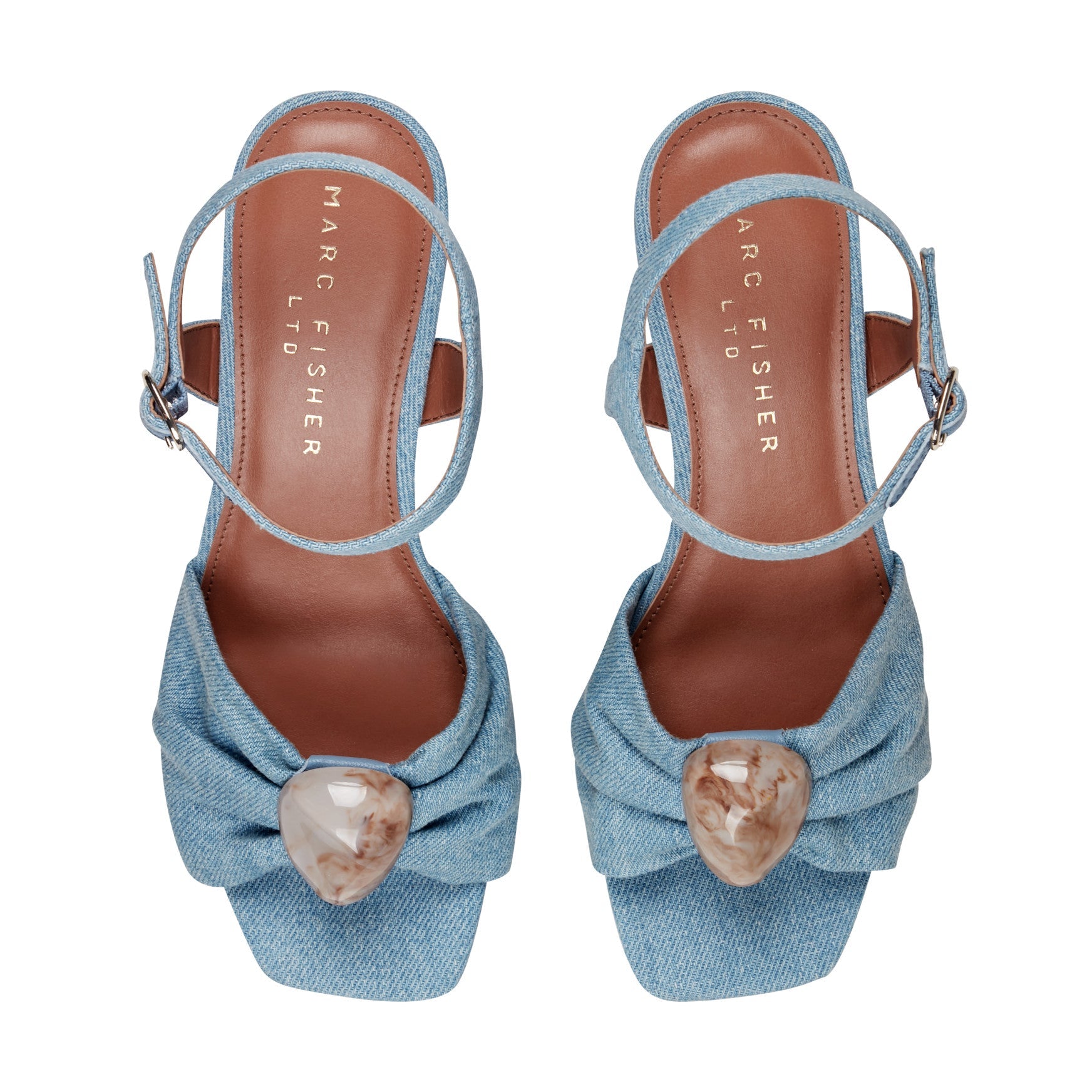 Marc Fisher Candey Platform Sandal - Denim