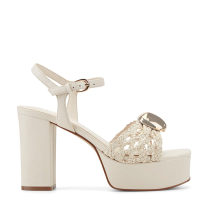 Marc Fisher Cabell Platform Sandal - Chic Cream