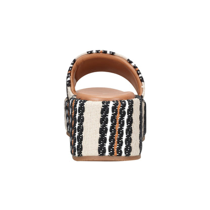 Marc Fisher Daylin Flatform Sandal - Multi Stripe