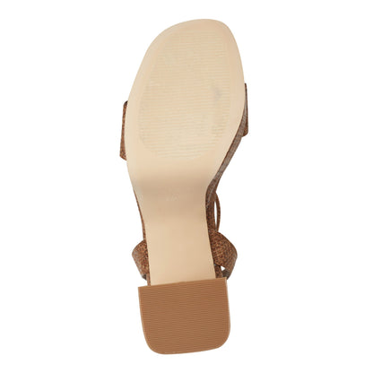 Marc Fisher Sadel Platform Sandal - Cognac
