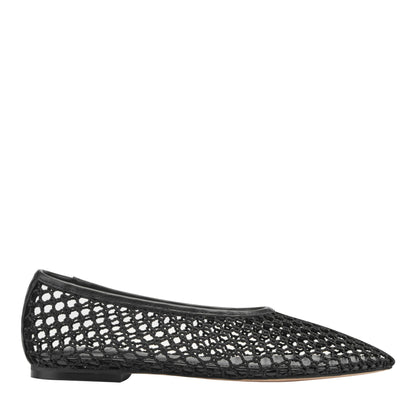 Marc Fisher Jazlyn Mesh Ballet Flat - Black Mesh
