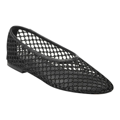 Marc Fisher Jazlyn Mesh Ballet Flat - Black Mesh