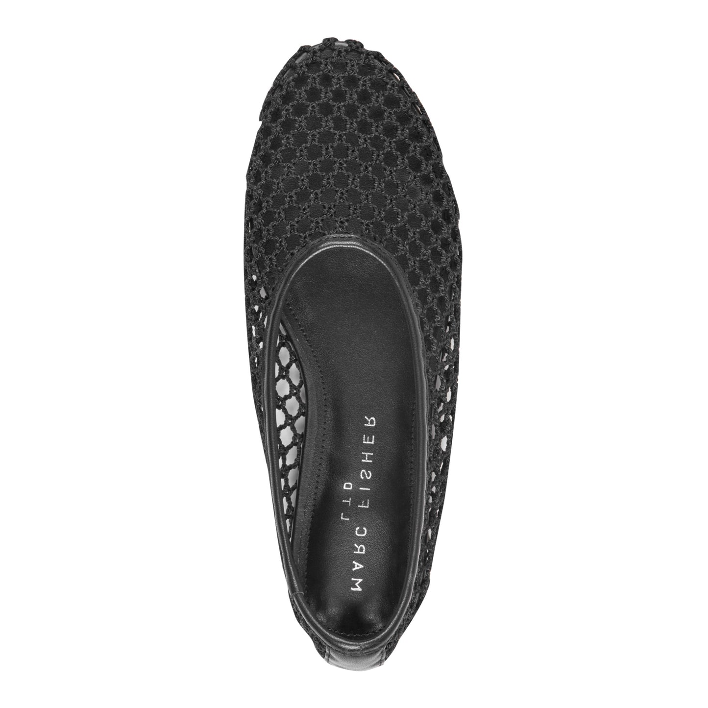 Marc Fisher Jazlyn Mesh Ballet Flat - Black Mesh