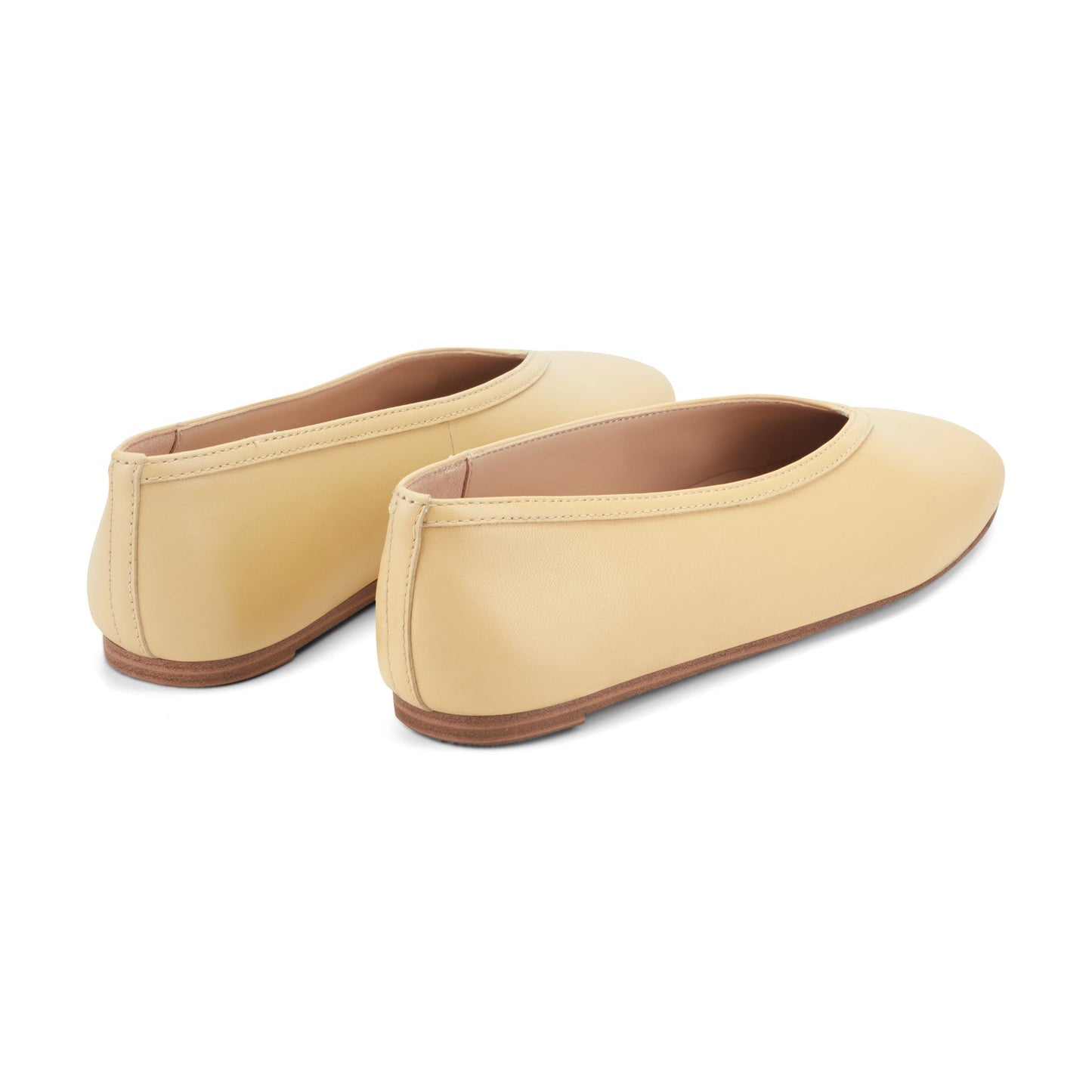 Marc Fisher Gradi Leather Ballet Flat - Yellow Leather