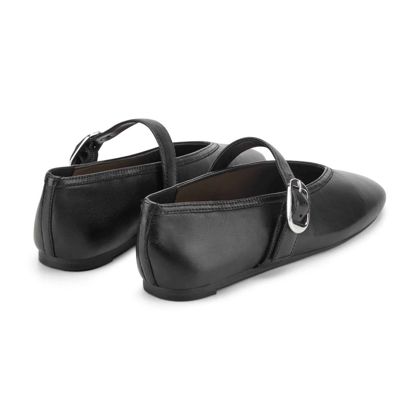 Marc Fisher Godea Mary Jane Ballet Flat - Black Leather