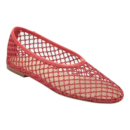 Marc Fisher Jazlyn Mesh Ballet Flat - Red Mesh