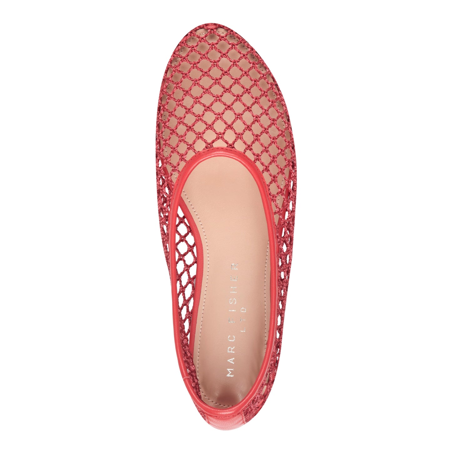 Marc Fisher Jazlyn Mesh Ballet Flat - Red Mesh