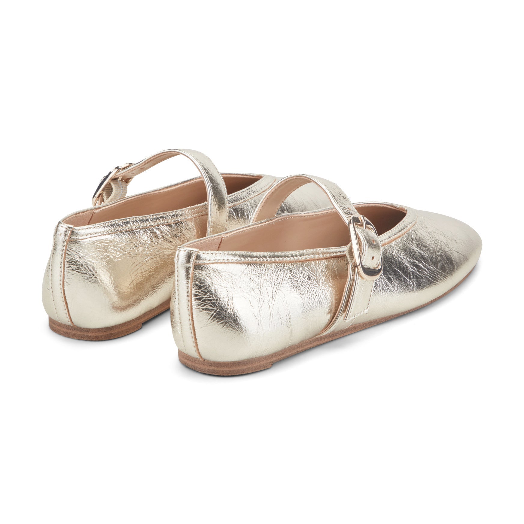 Marc Fisher Godea Mary Jane Ballet Flat - Platino Leather