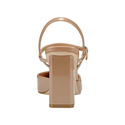 Marc Fisher Doster Pointy Toe Slingback - Natural Metallic