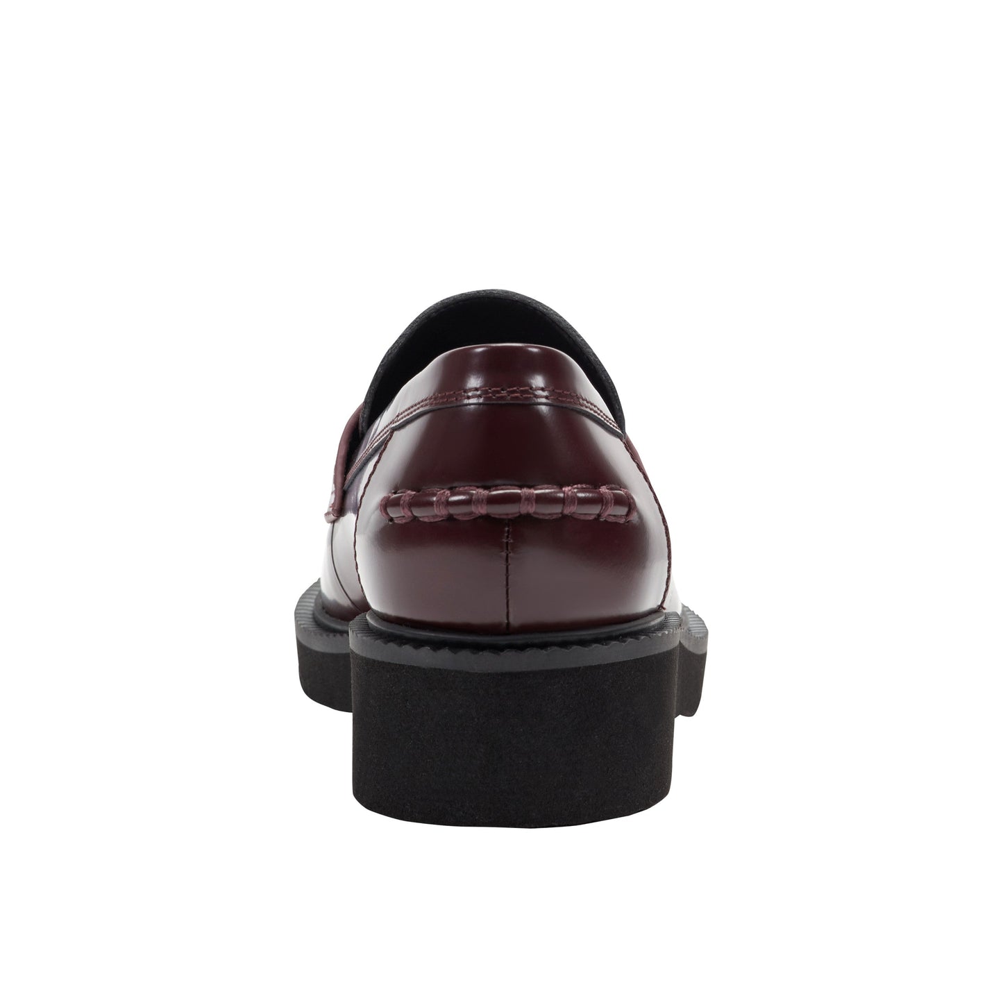 Marc Fisher Dagman Casual Leather Loafer - Dark Red Leather