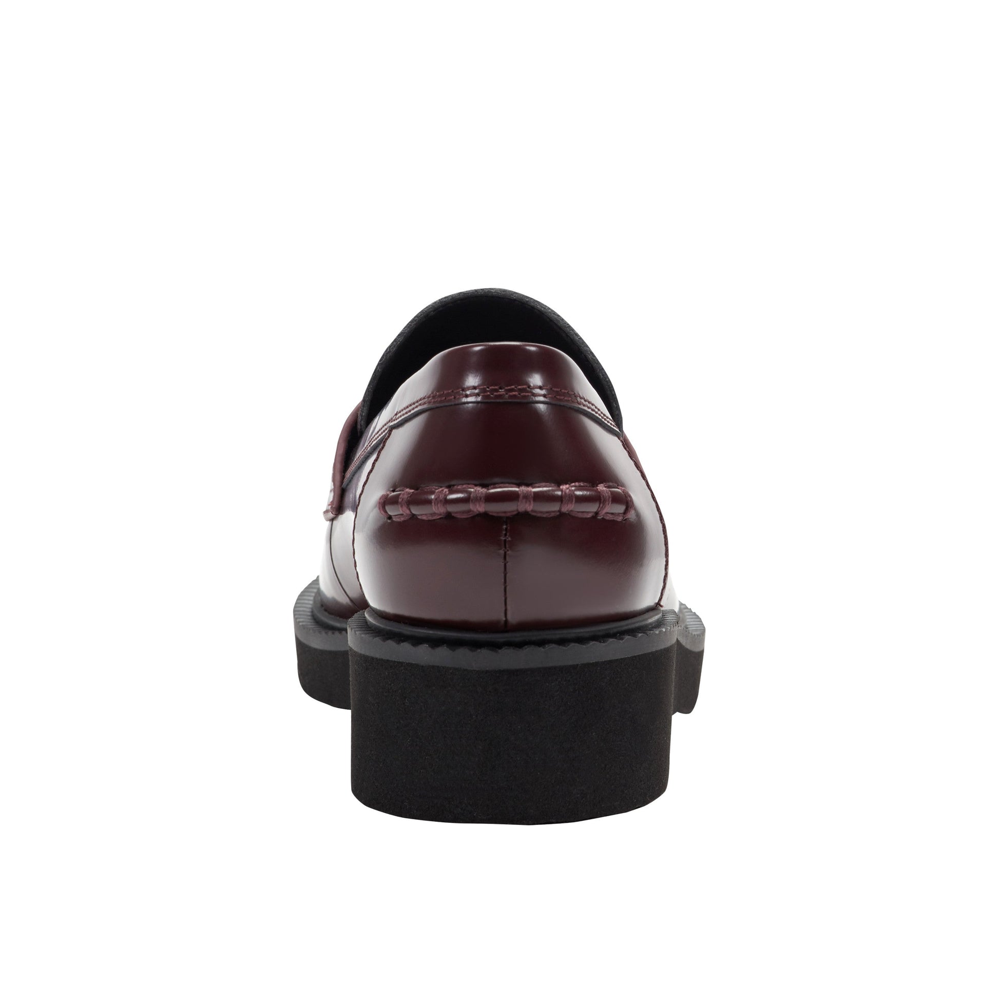 Marc Fisher Dagman Casual Leather Loafer - Dark Red Leather