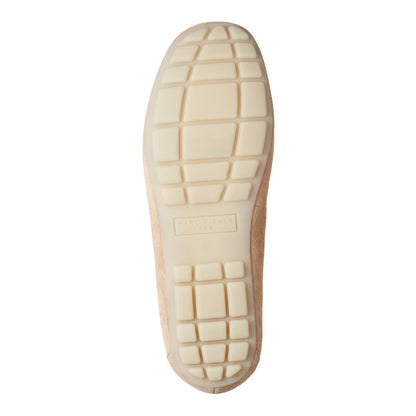 Marc Fisher Layney Casual Tassle Leather Loafer - Natural Suede