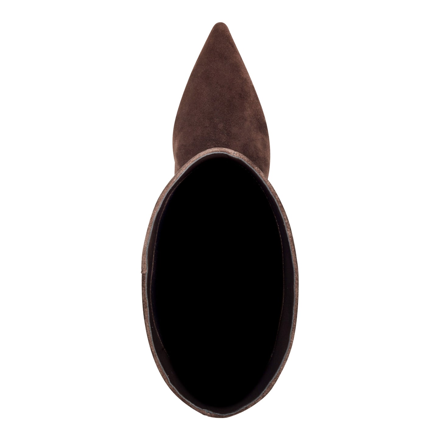 Marc Fisher Esmee Leather Boot - Dark Brown Suede