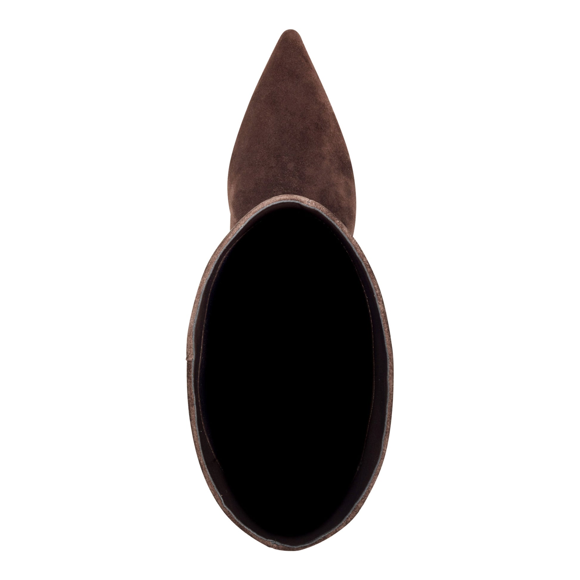 Marc Fisher Esmee Leather Boot - Dark Brown Suede