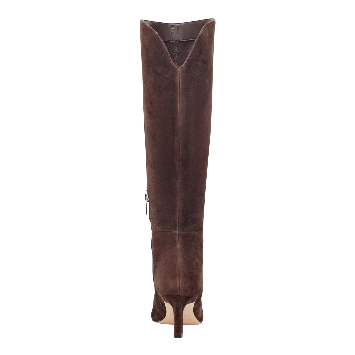 Marc Fisher Esmee Leather Boot - Dark Brown Suede