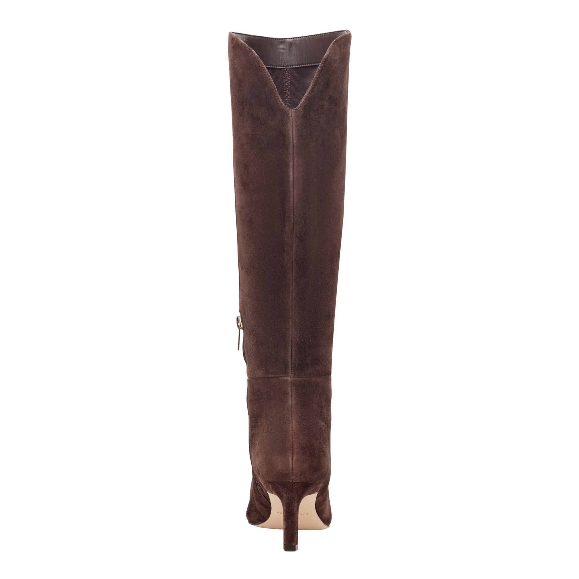 Marc Fisher Esmee Leather Boot - Dark Brown Suede