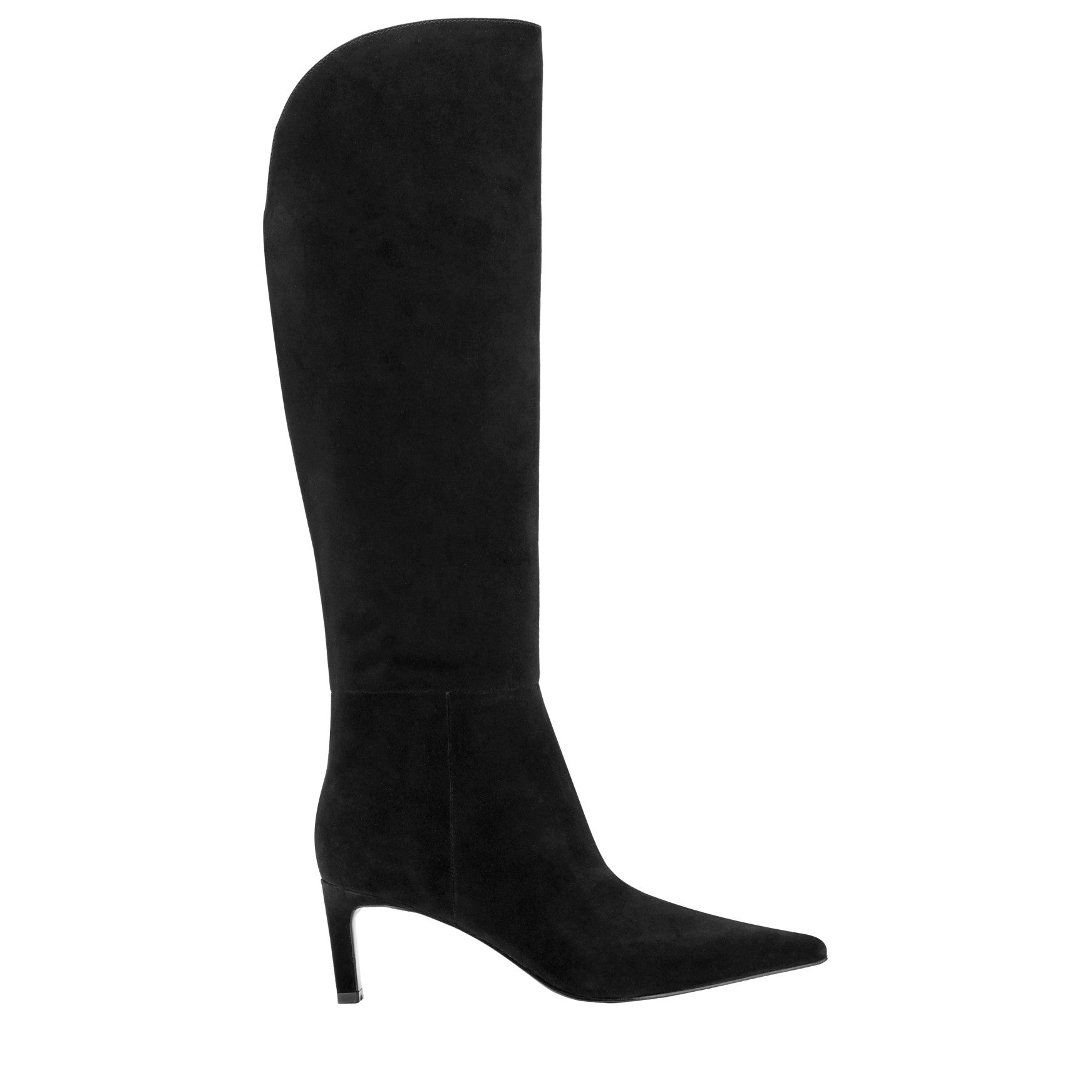 Marc Fisher Esmee Leather Boot - Black Suede