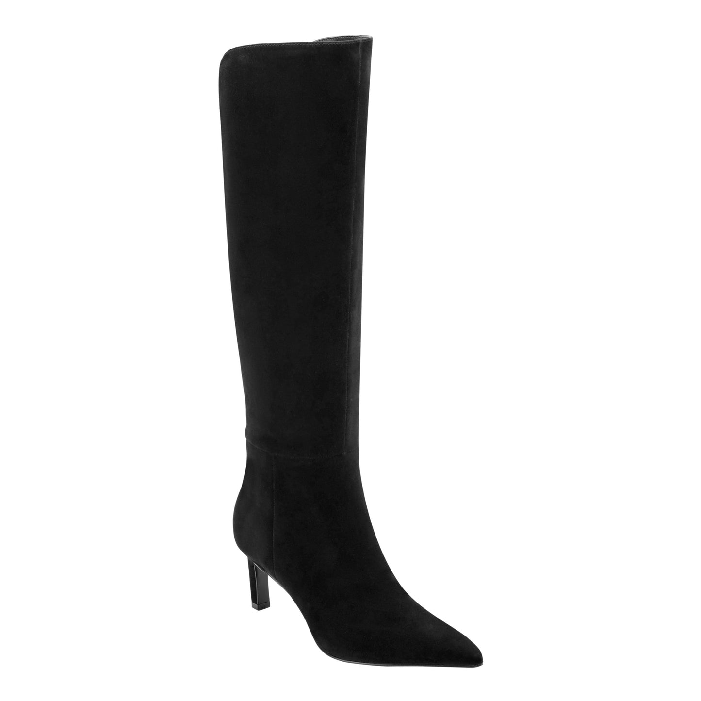 Marc Fisher Esmee Leather Boot - Black Suede