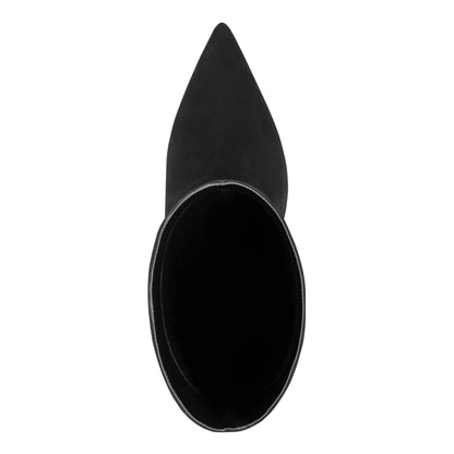 Marc Fisher Esmee Leather Boot - Black Suede