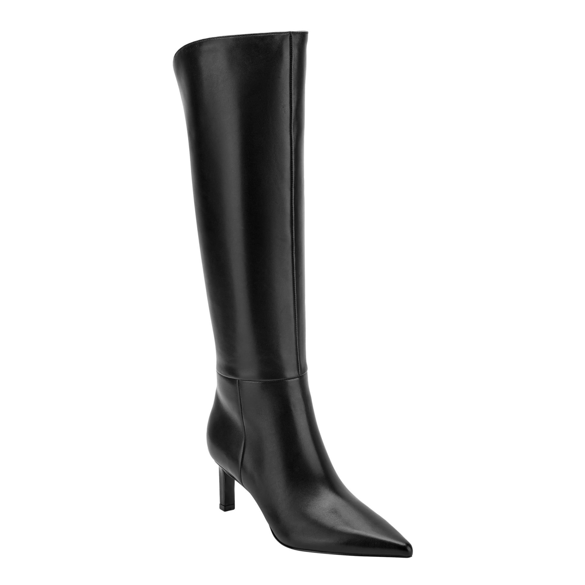 Marc Fisher Esmee Leather Boot - Black Leather