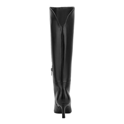 Marc Fisher Esmee Leather Boot - Black Leather