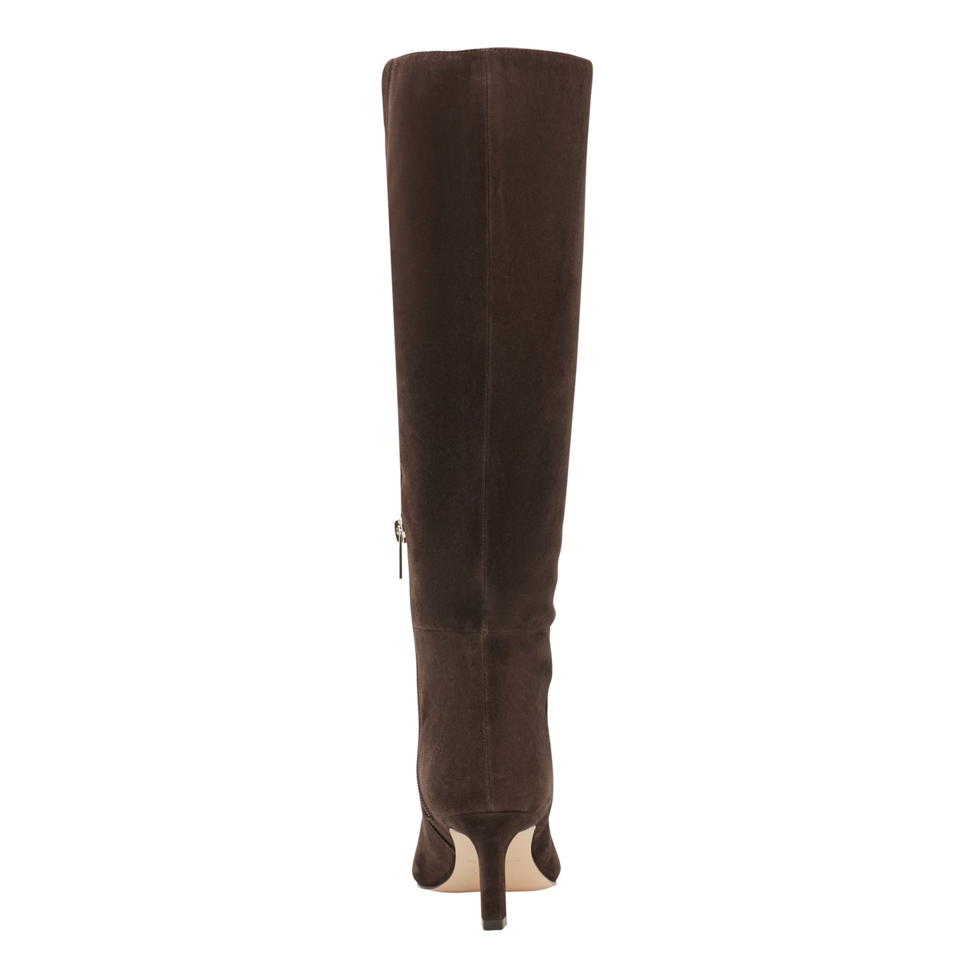 Marc Fisher Eva Leather Boot - Dark Brown Suede