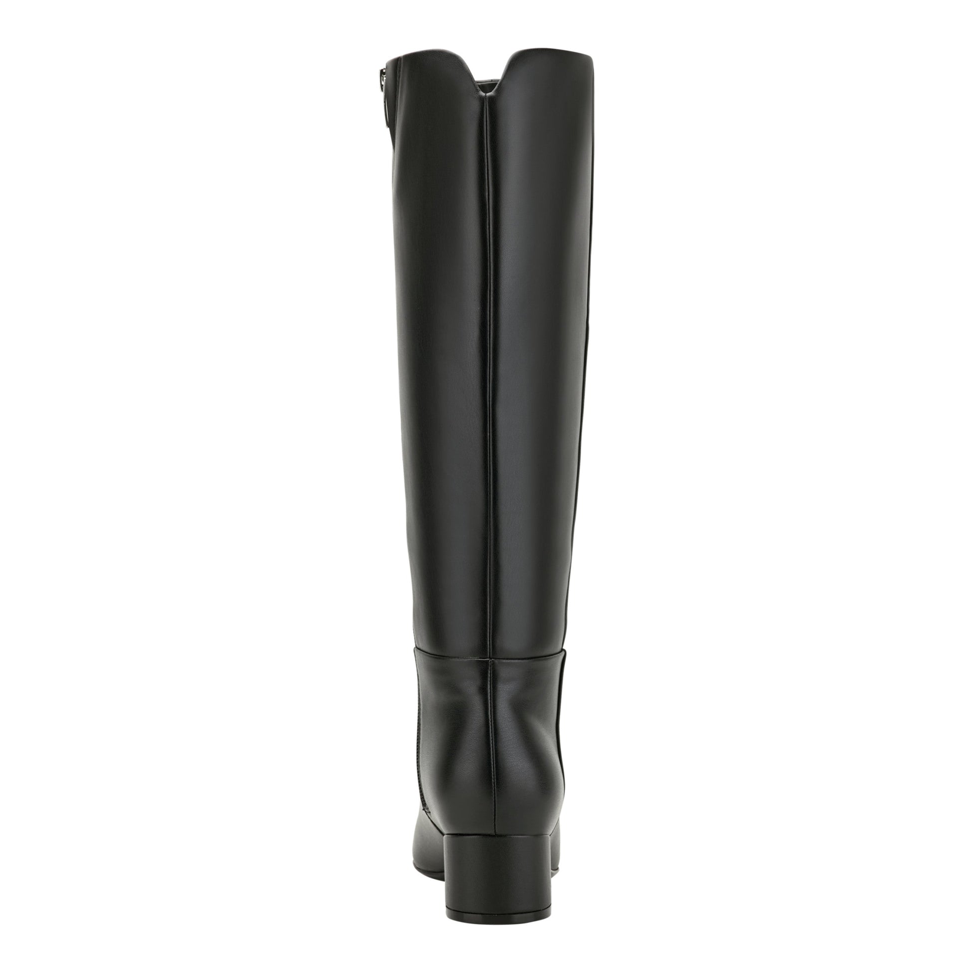 Marc Fisher Gradia Wide Calf Block Heel Boot - Black