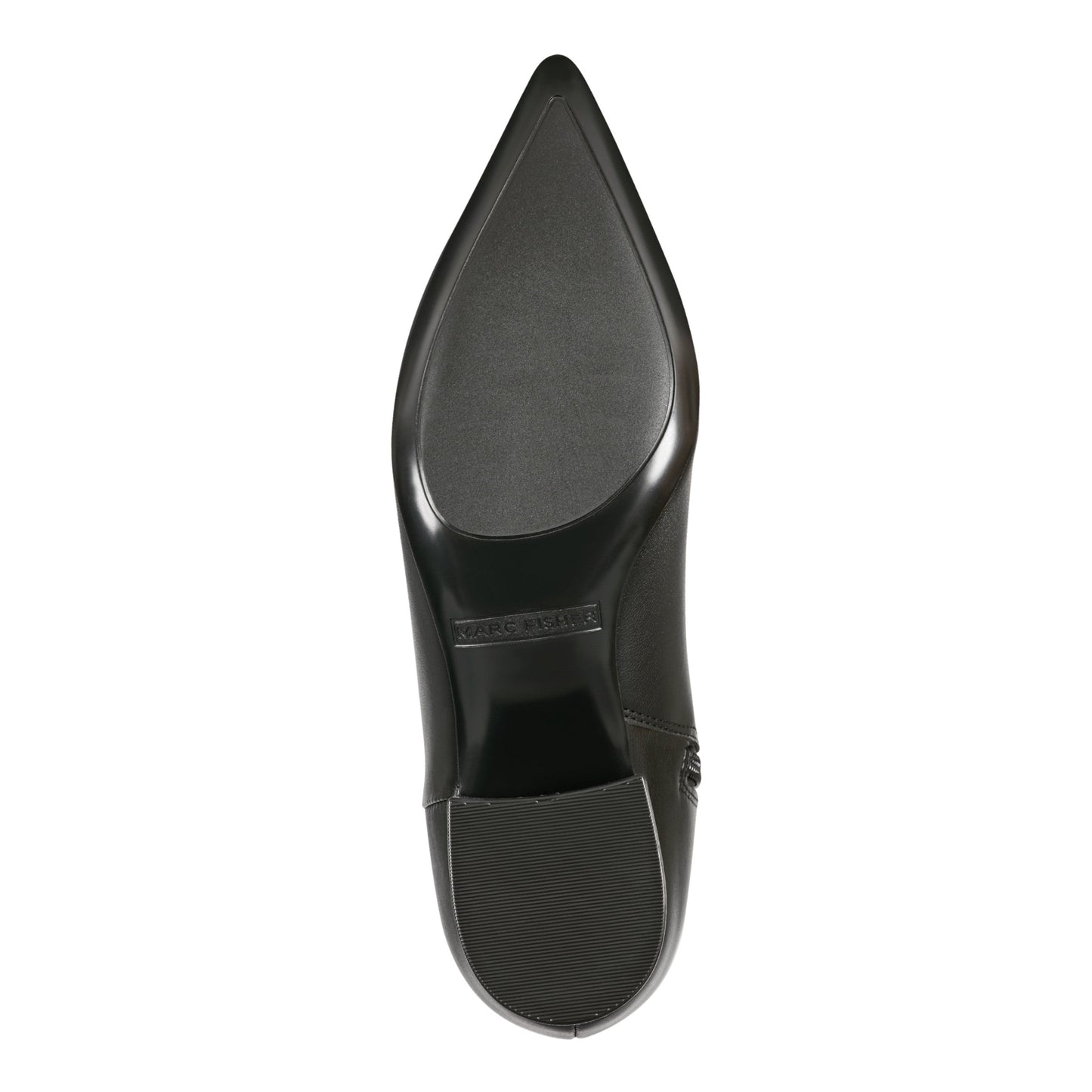 Marc Fisher Gradia Wide Calf Block Heel Boot - Black