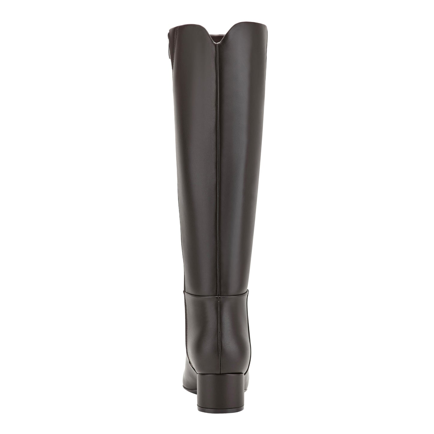 Marc Fisher Gradia Block Heel Boot - Dark Brown