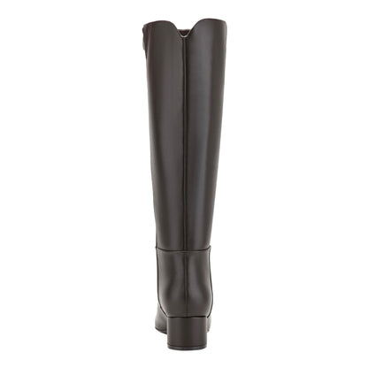 Marc Fisher Gradia Block Heel Boot - Dark Brown