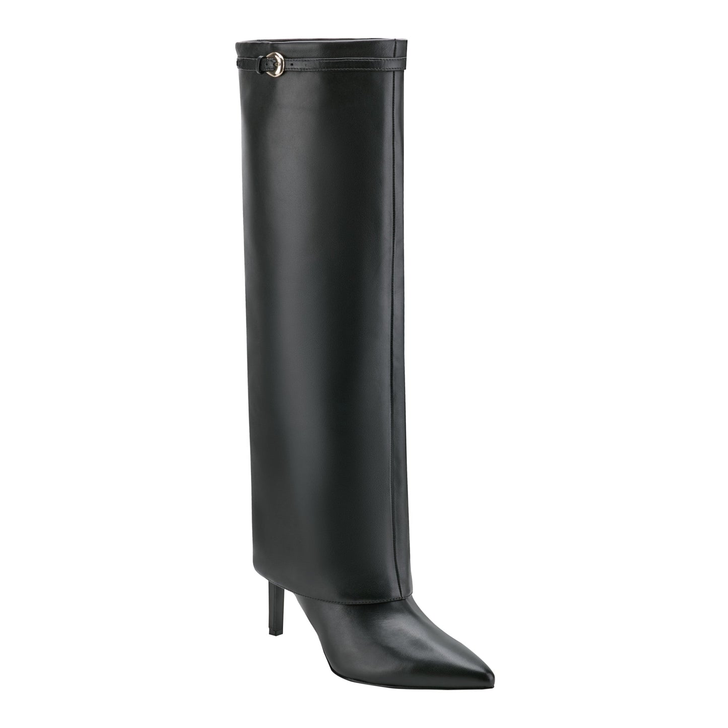 Marc Fisher Naples Leather Boot - Black Leather