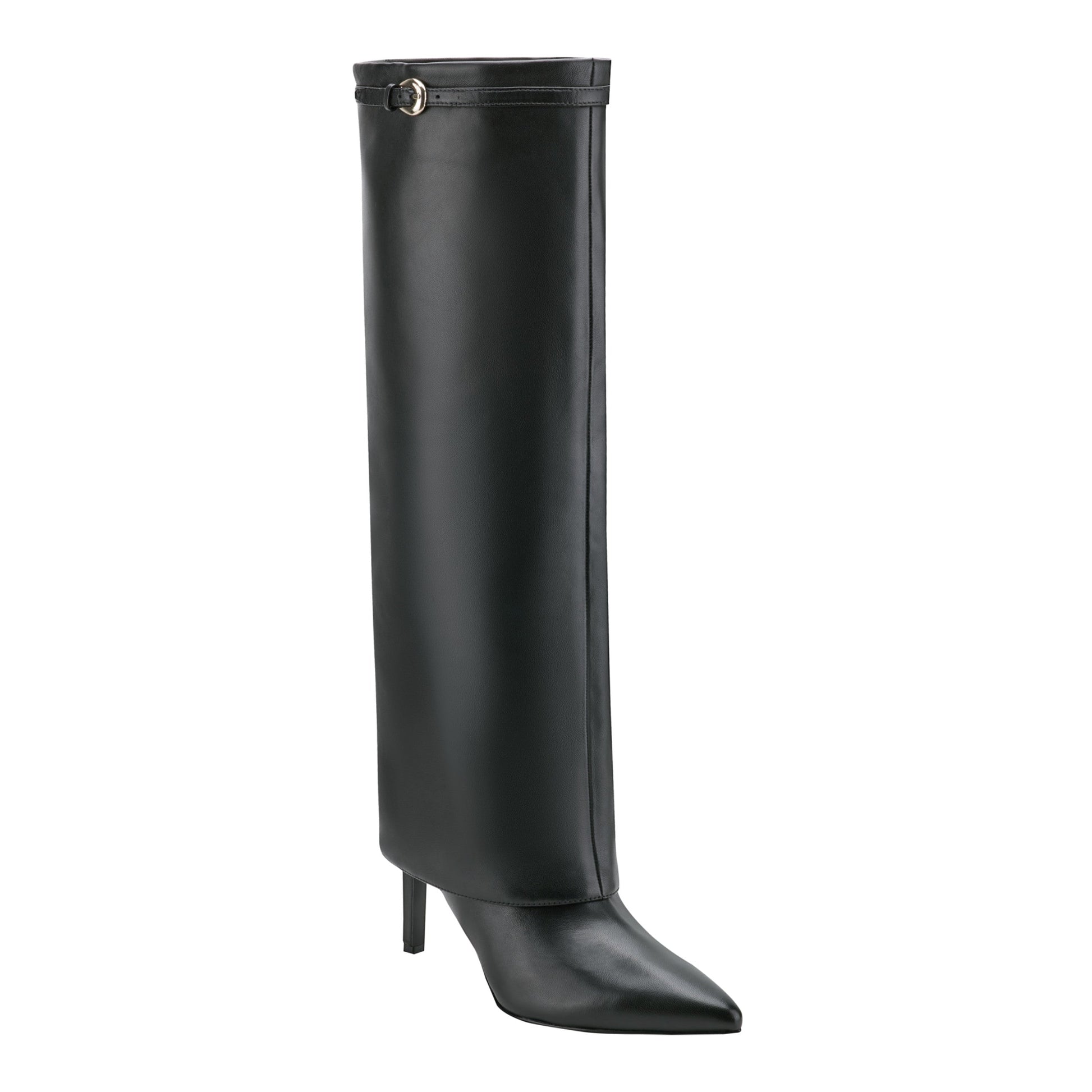 Marc Fisher Naples Leather Boot - Black Leather
