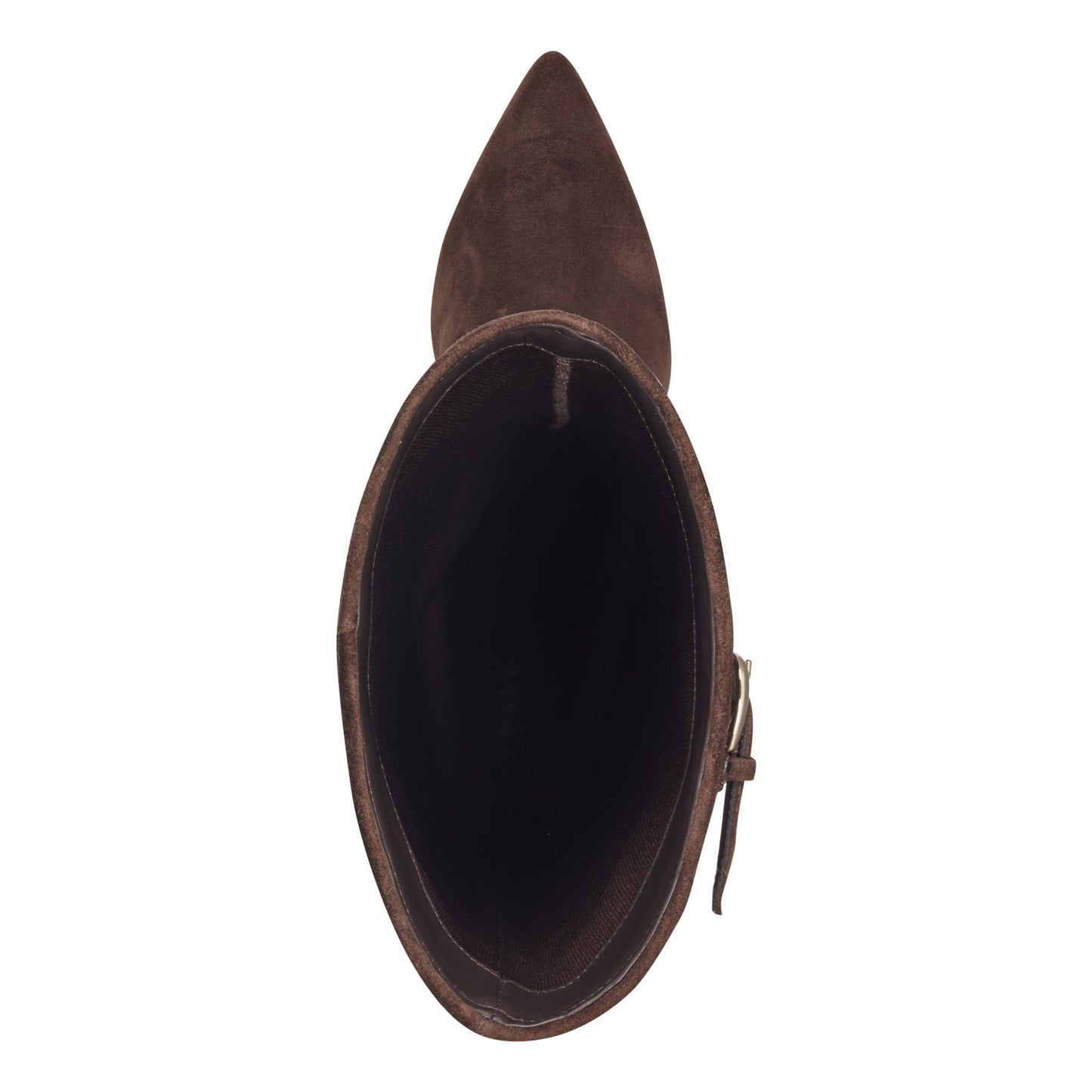 Marc Fisher Naples Leather Boot - Dark Brown Suede